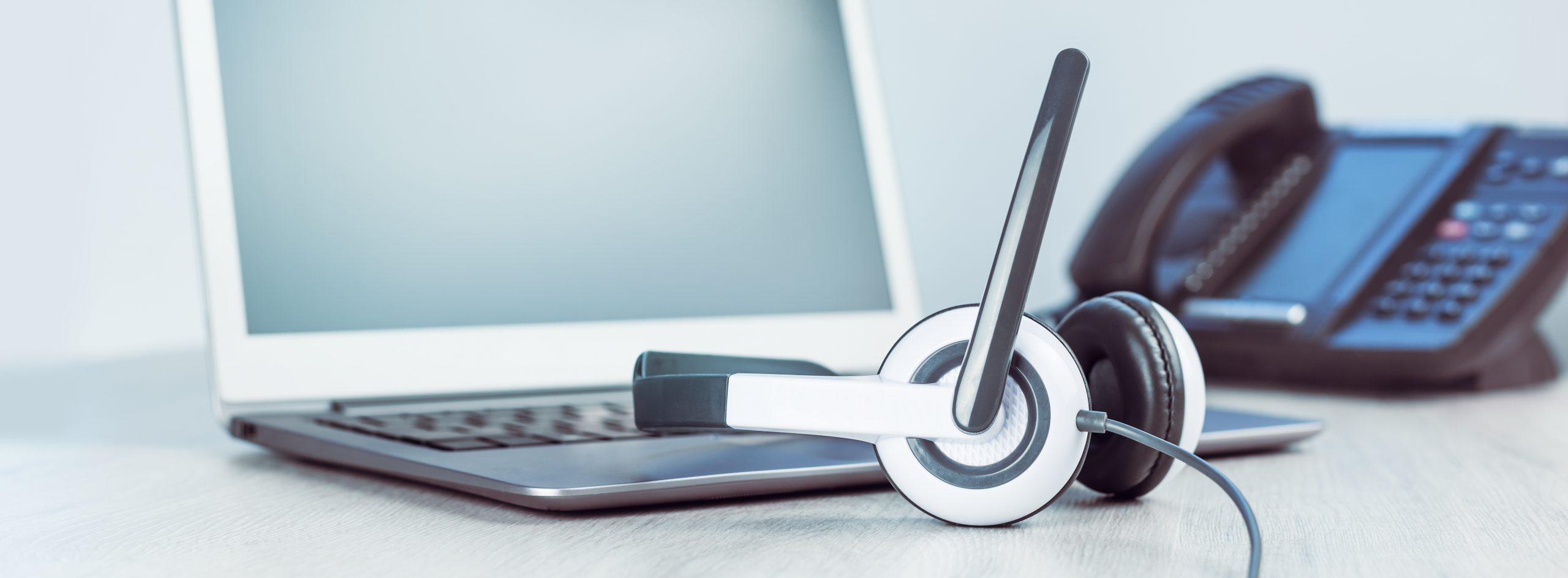 business. voip phone and calculator in the office close up